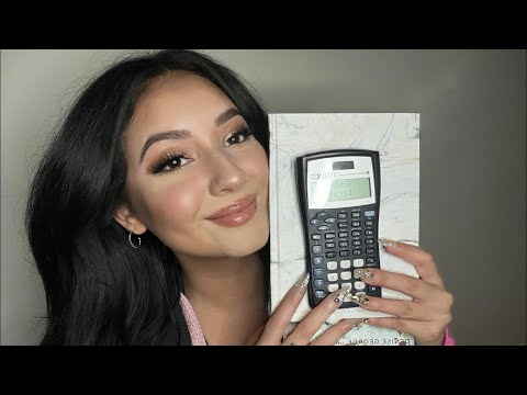 ASMR ❤️ Crush cheats off you in class 📝