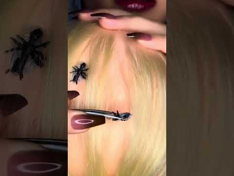 What’s that in your hair 🤔 #asmr #shorts