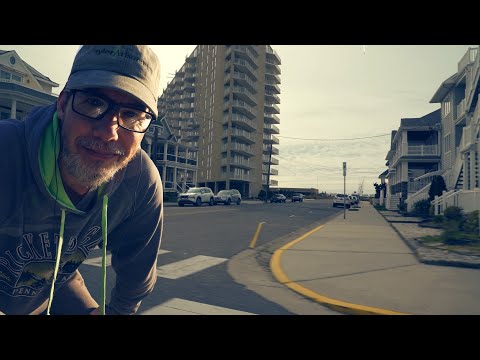 ASMR Morning Drive to Ocean City, New Jersey (from Commodore Barry Bridge)