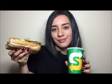 ASMR EN ESPAÑOL - COMIENDO SUBWAY