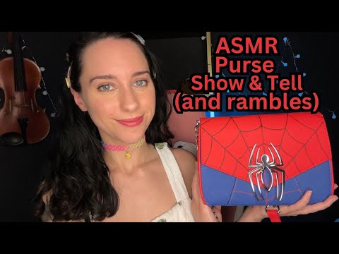 ASMR whisper rambles with show & tell of some of my purses👛 🌈☀️