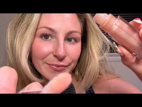 ASMR Doing Your Makeup 💄 Whisper Ramble + Personal Attention