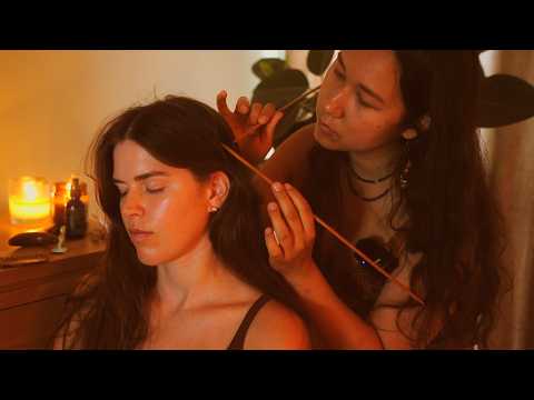 You Won't Stay Awake...Scalp Check, Massage Back Tracing Game ft. @emvyASMR (Real Person ASMR)