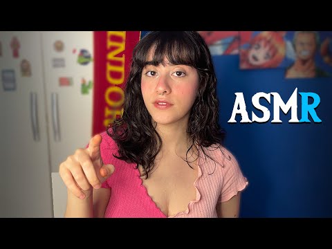 ASMR TRYING to SPEAK ENGLISH again ~ mouth sounds, inaudible whispers, hand movements...