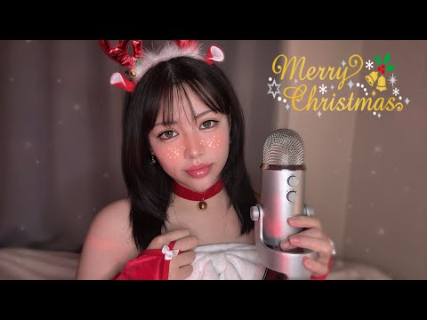 【ASMR】耳がくすぐったくなるクリスマスプレゼント🎁(マウスサウンド、スクラッチング、こしょこしょしちゃうよ〜)