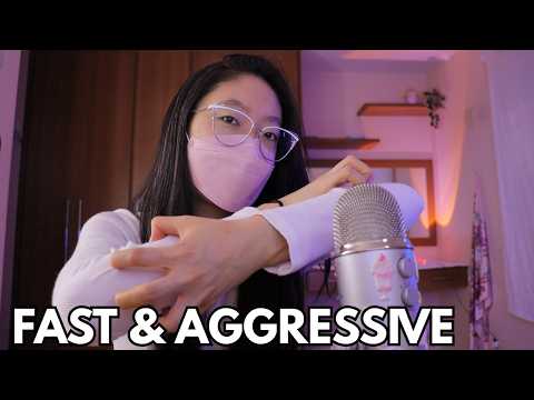 ASMR FAST & AGGRESSIVE FABRIC SCRATCHING (NO TALKING)