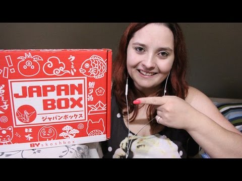 Japan Snacks From skoshbox✻Unboxing|Crinkles|Tapping|Tasting|Whisper|Soft Spoken|Eating|