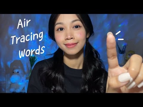 ASMR Air Tracing Words | Can You Guess These Words? 🤭