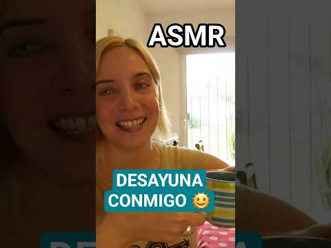 ASMR DESAYUNA CONMIGO 🌞☕️NUEVA SECCIÓN 😃 #asmr
