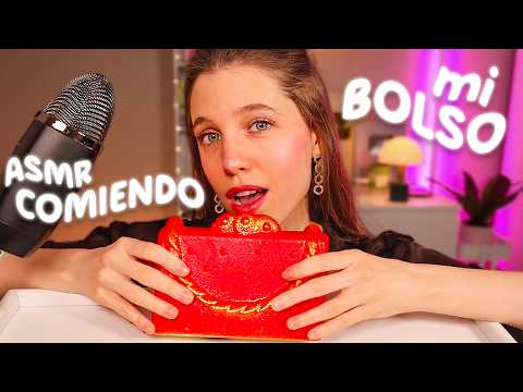 ASMR COMIENDO MI BOLSO 👜✨ Mouth Sounds para dormir profundo 🌙