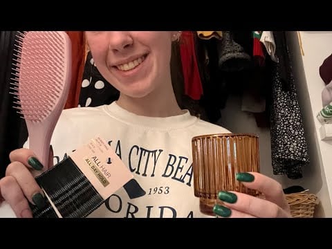 ASMR Showing you some items I bought recently