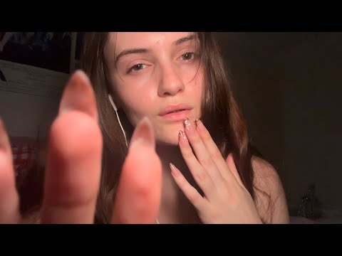 ASMR personal attention on you AND me (mirrored hand movements, mouth sounds, face touching)