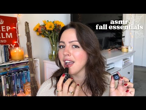 ASMR | My Fall Essentials ☕🍁🌻🍂