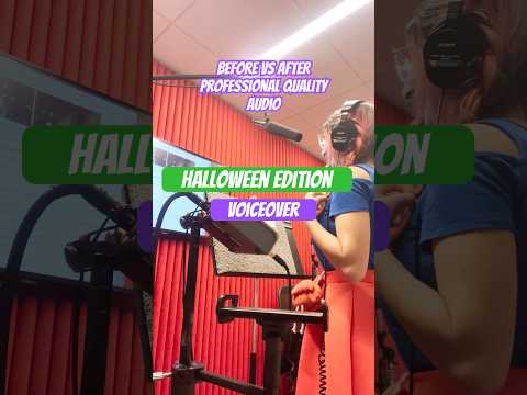 Before vs After Spooky Voiceover 👻#halloween #diademuertos  #fallintoshorts