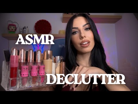 ASMR MAKEUP DECLUTTERING