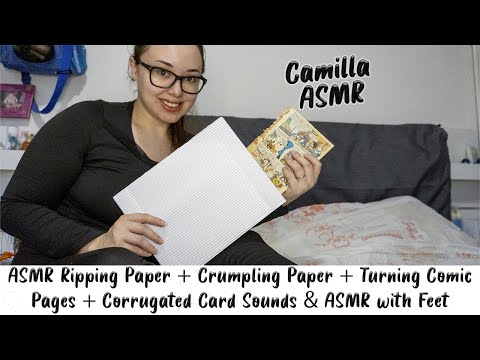 ASMR Paper Sounds: Ripping, Crumpling, Turning and Corrugating✨