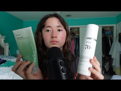 Asmr With My Routine Skincare Products