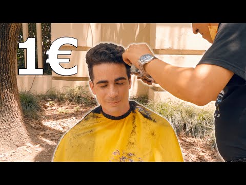 ASMR: 1€ di TAGLIO di CAPELLi per STRADA dal BARBIERE CINESE!