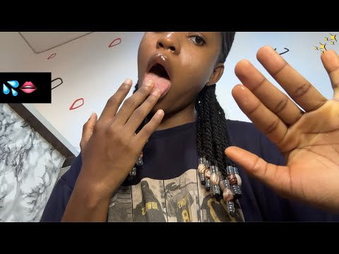 ASMR| SPIT PAINTING Up in Your Face With GARGLES|  Mouth Sounds 👄