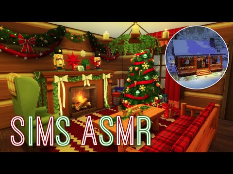 ASMR | Let's Decorate a Christmas Cabin 🎁 | Ear to ear whispering