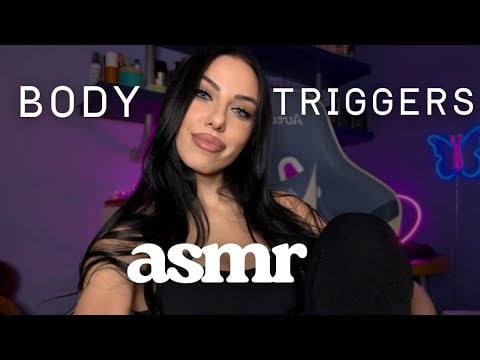 ASMR Fast and Aggressive Body Triggers, Mouth Sounds, Fabric Sounds & More 😍​