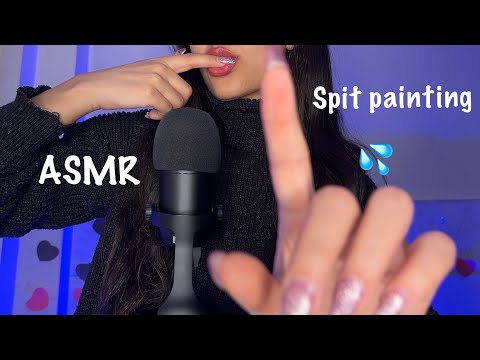 ASMR|~ Spit Painting 🖼️ on your face…