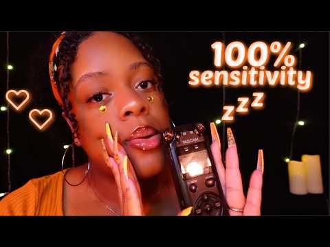 ASMR Tascam Mouth Sounds That Scratch Your Brain PERFECTLY ♡ (100% SENSITIVITY)
