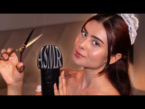 Tu sirvienta te hace un corte de Lujo ✂️  ASMR