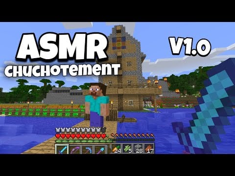 ASMR Français • Chuchotement et détente sur la premiere version de MINECRAFT (v1.0)