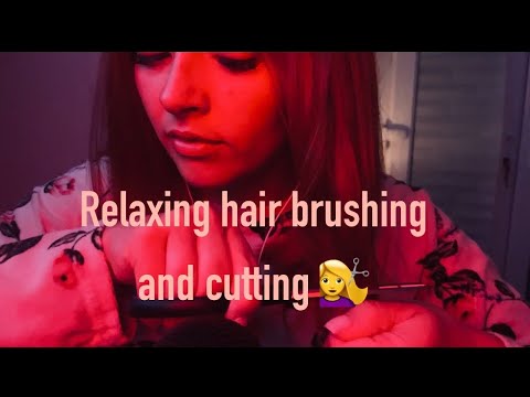 ASMR Hair Brushing & Cutting Sounds for Deep Relaxation 💆‍♀️ | Tingles, Sleep & Scalp Massage