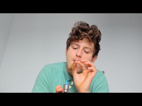 ASMR Smoking A Cigar With Sprite