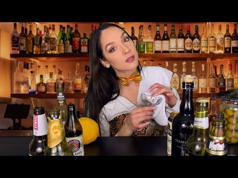 ASMR - Bartender Roleplay | Beer Tasting (Tapping | Bar Ambience)