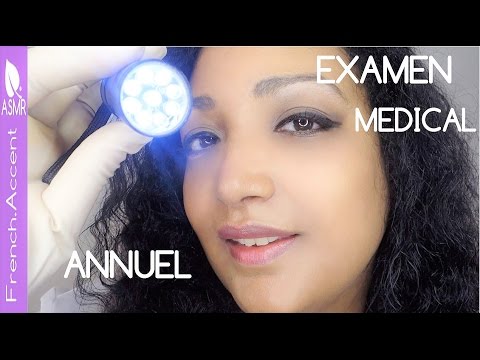 [ASMR français] Medical Treatment Doctor *examen médical annuel  - ASMR check up French