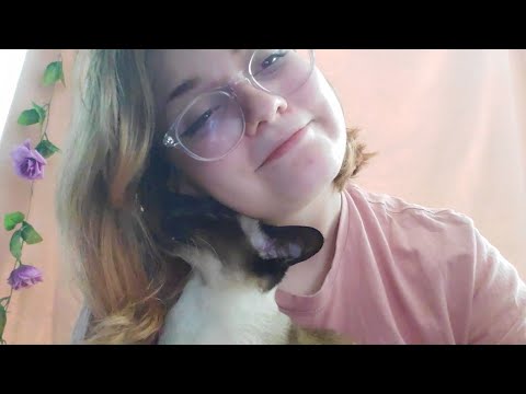 ASMR Inaudible Whispering (ft. Cat Purring)