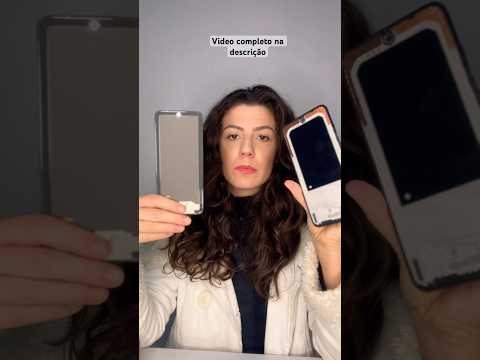 ASMR aplicando película duvidosa no seu celular