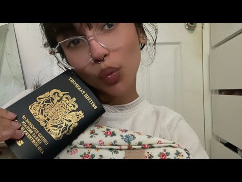 ASMR my travel essentials haul (show & tell, rambling, whispering) 𓆉🐚