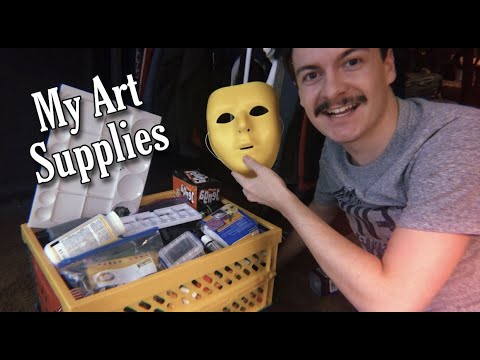 [ASMR] Showing You My Art Supplies Show & Tell