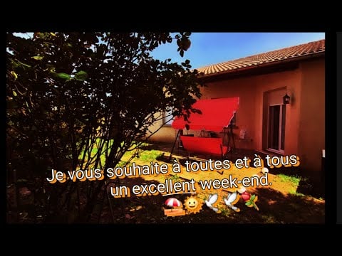 Un petit message pour le week-end, en format paysage et un peu plus long,suite à plusieurs demandes.