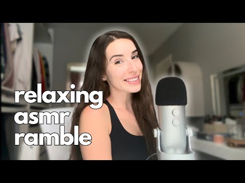 ASMR Whispered Ramble & Life Update With Gum Chewing