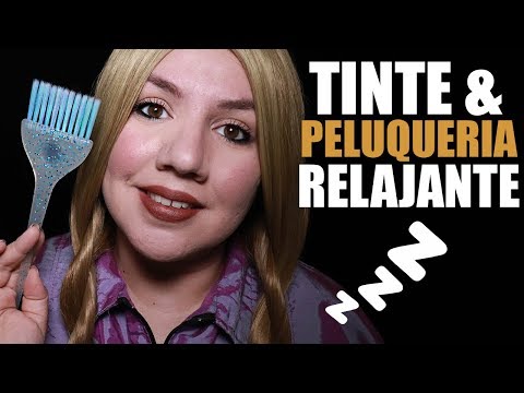 ASMR Español ★ TINTE Y PELUQUERIA RELAJANTE ★