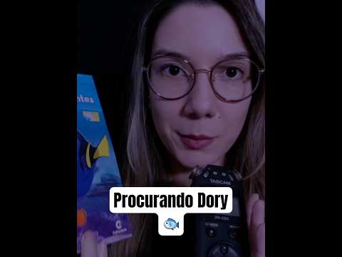 LENDO “Procurando Dory” - Em UM MINUTO / ASMR com SUSSURROS