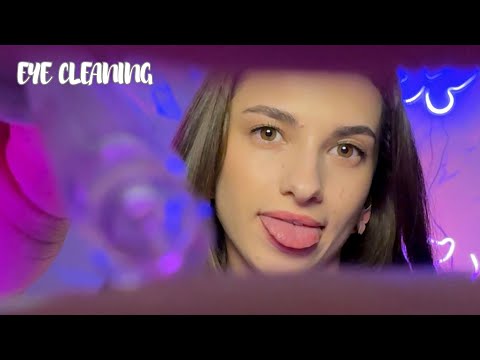 Asmr | Eye Cleaning 👀 For Your Sweet Dreams 😴💋