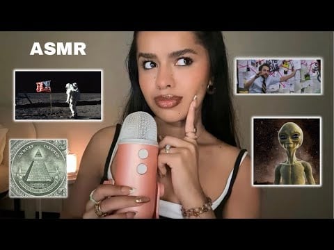 ASMR~ Wet Whispers Conspiracy Theories 👽 (Upclose Whisper) 