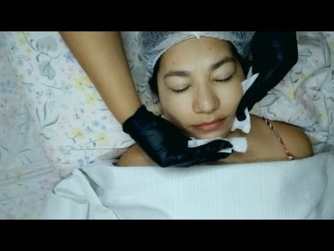 ASMR MASSAGEM FACIAL ALTAMENTE RELAXANTE