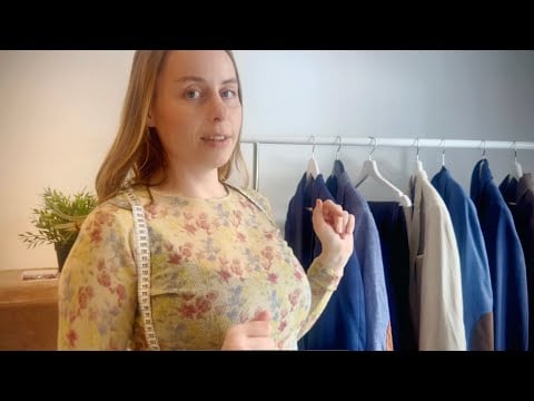asmr tailor fitting measuring roleplay personal attention
