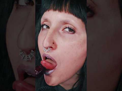 trying a blowpop lollipop! 🍭 #eatingsounds #asmr #lollipop #lollipops #mukbang #candy