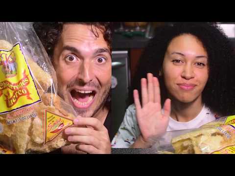 ASMR 1 Hr Couples Pork Rinds ( CRUNCHY EATING SOUNDS ) 먹방 | Nomnomsammieboy + Nomnomsamiegirl