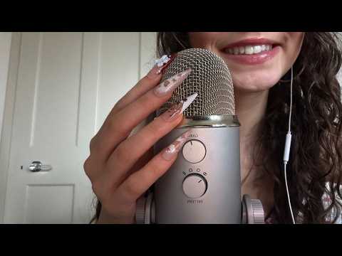 My thirtieth ASMR video | mic scratching + close clicky whispering