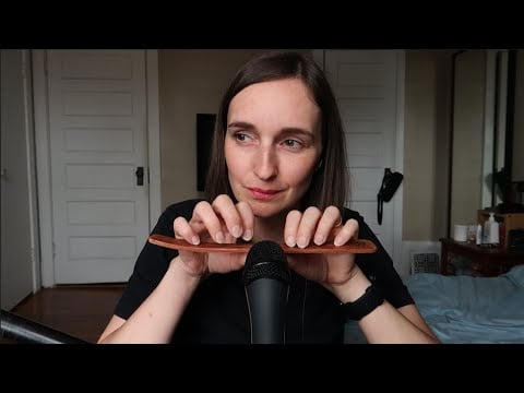 ~.~ ASMR Whispers & Different Wooden Sounds For Sleeps ~.~