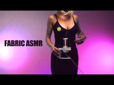 [4K] ASMR Fabric Scratching with beautiful Girlfriend Mia | Dress fabric sounds